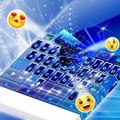 Neon Blue Keyboard Theme icon