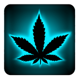 Rasta Teclado de neón azul icono