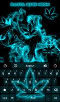 Rasta Blue Neon Keyboard पोस्टर