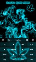 Rasta Blue Neon Keyboard تصوير الشاشة 2