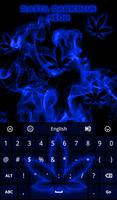 Rasta escuro teclado neon azul imagem de tela 1