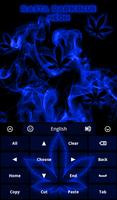 Rasta escuro teclado neon azul imagem de tela 2