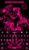 Rasta Pink Neon Keyboard 스크린샷 1