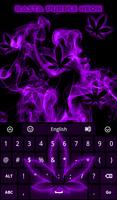 Rasta Purple Neon Keyboard capture d'écran 1