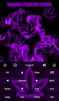 Rasta Purple Neon Keyboard capture d'écran 2