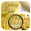 Teclado de oro Samsung Galaxy