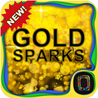 Gold Sparks Keyboard icône