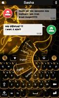 Scorpion keyboard theme capture d'écran 3