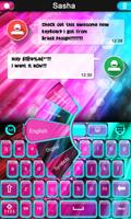 Super Neon Color Keyboard Screenshot 1