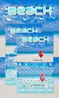 Beach GO Keyboard Theme poster