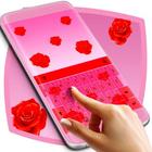 Beautiful Red Roses Keyboard icône