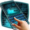Blue Brick Wall Keyboard
