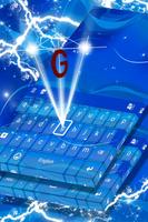 Teclado Blue Stars Cartaz