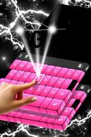 Black And Pink Keyboard اسکرین شاٹ 1