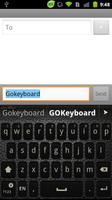 GO Keyboard BlackLeather theme 截圖 2