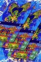 Blazing Dragon Keyboard Thema poster