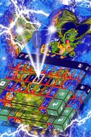 Blazing Dragon Keyboard Thema screenshot 3