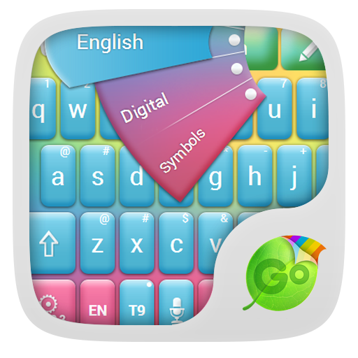 Bubbly GO Keyboard Theme