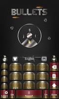 Bullets Keyboard Theme & Emoji captura de pantalla 3