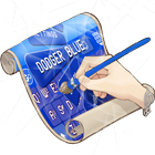 Dodger blue Keyboard Skin icon