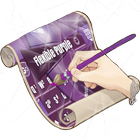 Flexible Purple Keyboard Skin icône