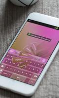 Raining pink Keyboard Skin Screenshot 2