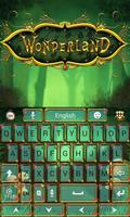 Wonderland Keyboard Affiche