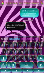 Colorful Zebra Keyboard APK download