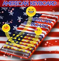 American Flag Keyboard Theme اسکرین شاٹ 1