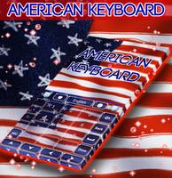 American Flag Keyboard Theme اسکرین شاٹ 3
