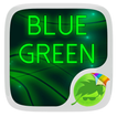 蓝绿色键盘主题