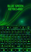 Blue Green Keyboard Theme poster