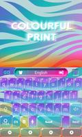 Colorful Print Keyboard imagem de tela 1