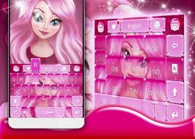 Cute Cartoon Girl Keyboard gönderen