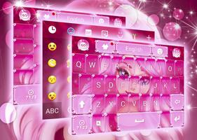 Cute Cartoon Girl Keyboard Ekran Görüntüsü 3