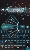 Night Sparks Keyboard Theme ภาพหน้าจอ 1