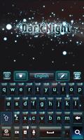 Night Sparks Keyboard Theme capture d'écran 2