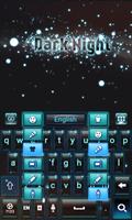 Night Sparks Keyboard Theme capture d'écran 3