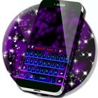 Fancy Purple Neon Keyboard icône