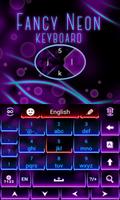 Fancy Purple Neon Keyboard syot layar 3