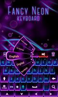 Fancy Purple Neon Keyboard اسکرین شاٹ 1