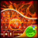 Тема Fire-Fire Keyboard APK
