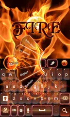 Скачать Тема Fire-Fire Keyboard APK
