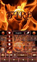 Скачать Тема Fire-Fire Keyboard APK