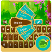 Fairytale Forrest Keyboard Theme simgesi