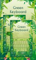 Greenery Keyboard Theme Affiche