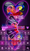 Hearts Keyboard Theme ảnh chụp màn hình 1