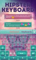 Hipster Color Keyboard Theme Ekran Görüntüsü 3
