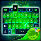 Green Galaxy Keyboard Theme icon
