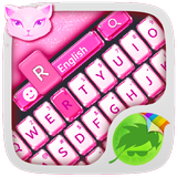 Tema de teclado gatinho fofo ícone